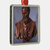 Bust van Michelangelo Buonarroti Metalen Ornament (Rechts)