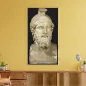 Bust van Miltiades 480-336 BC Canvas Afdruk (Insitu (Woonkamer))