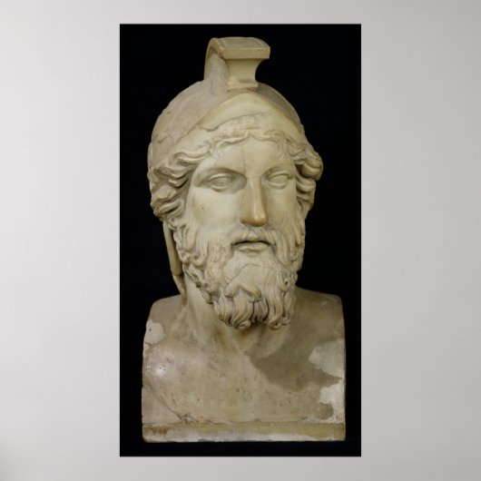 Bust van Miltiades 480-336 BC Poster (Voorkant)
