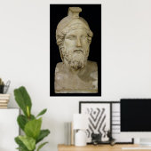Bust van Miltiades 480-336 BC Poster (Thuiskantoor)