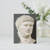 Bust van Nero Briefkaart (Staand voorkant)