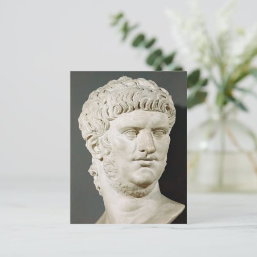 Bust van Nero Briefkaart (Staand voorkant)