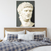 Bust van Nero Canvas Afdruk (Insitu (Slaapkamer))