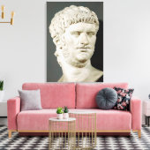 Bust van Nero Canvas Afdruk (Insitu (Woonkamer))