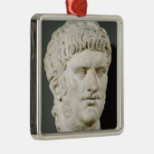 Bust van Nero Metalen Ornament (Rechts)