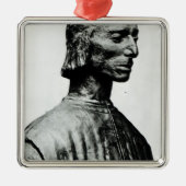 Bust van Niccolo Machiavelli Metalen Ornament (Voorkant)