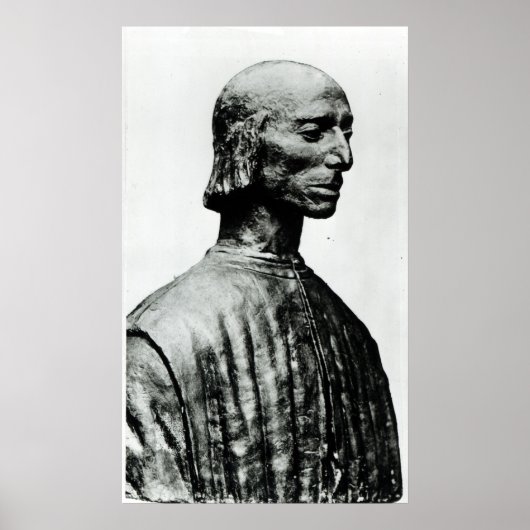 Bust van Niccolo Machiavelli Poster (Voorkant)