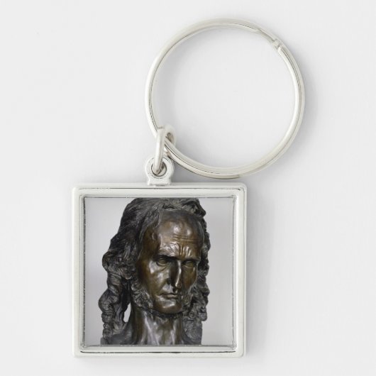 Bust van Nicolo Paganini 1830 Sleutelhanger (Voorkant)