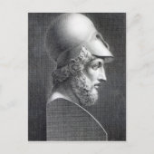Bust van Pericles, gegraveerd door Giuseppe Cozzi Briefkaart (Voorkant)