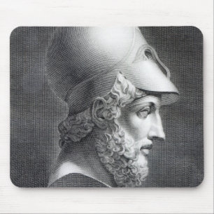 Bust van Pericles, gegraveerd door Giuseppe Cozzi Muismat