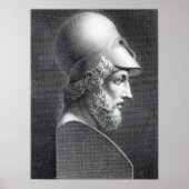 Bust van Pericles, gegraveerd door Giuseppe Cozzi Poster (Voorkant)