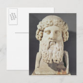 Bust van Plato Briefkaart (Voorkant / Achterkant)