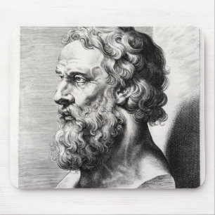 Bust van Plato gegraveerd door Lucas Emil Muismat