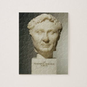 Bust van Pompey (106-48 BC) c.60 BC (marmer) Legpuzzel