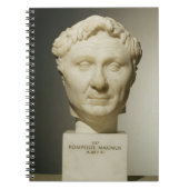 Bust van Pompey (106-48 BC) c.60 BC (marmer) Notitieboek (Voorkant)