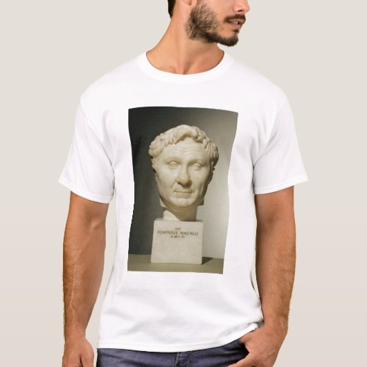 Bust van Pompey (106-48 BC) c.60 BC (marmer) T-shirt (Voorkant)