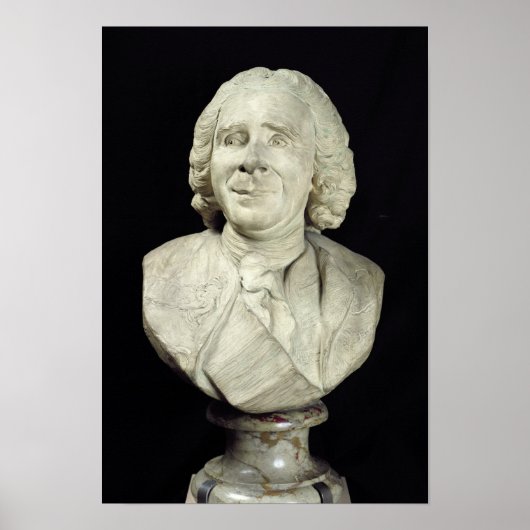 Bust van Rene Antoine Ferchault de Reaumur 1751 Poster (Voorkant)