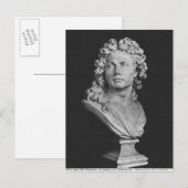 Bust van Robert de Cotte, 1707 Briefkaart (Voorkant / Achterkant)