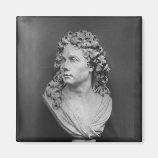 Bust van Robert de Cotte, 1707 Magneet (Voorkant)