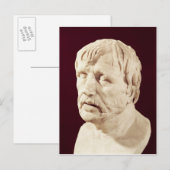 Bust van Seneca Briefkaart (Voorkant / Achterkant)