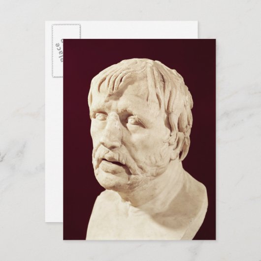 Bust van Seneca Briefkaart (Voorkant / Achterkant)