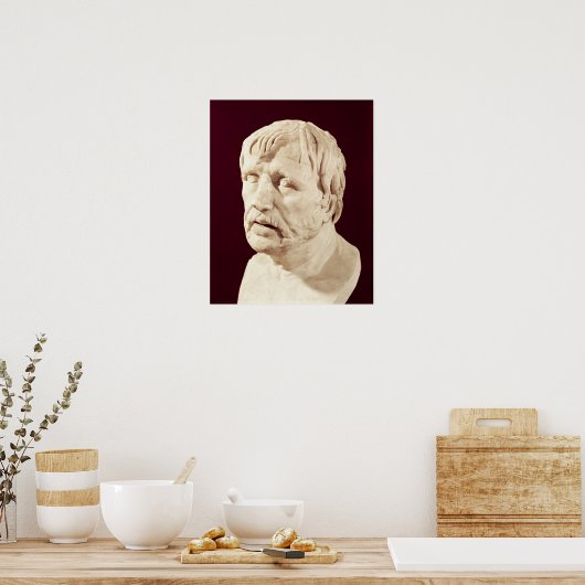 Bust van Seneca Poster (Keuken)