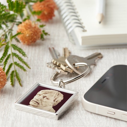 Bust van Seneca Sleutelhanger (Zijkant)