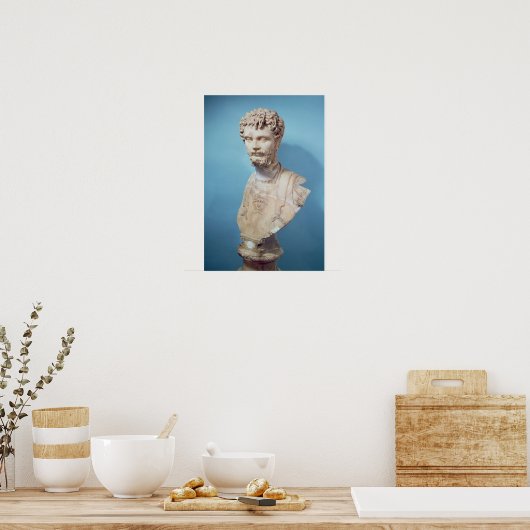 Bust van Septimus Severus Poster (Keuken)