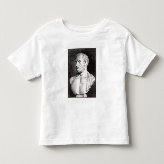 Bust van Thucydides, gegraveerd door Barbant Kinder Shirts (Voorkant)