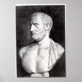 Bust van Thucydides, gegraveerd door Barbant Poster (Voorkant)