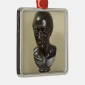 Bust van Voltaire 1778 Metalen Ornament (Rechts)