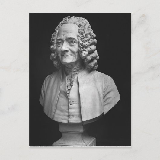 Bust van Voltaire Briefkaart (Voorkant)