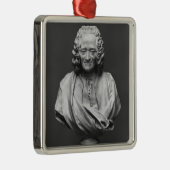 Bust van Voltaire Metalen Ornament (Rechts)
