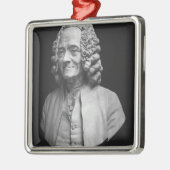 Bust van Voltaire Metalen Ornament (Links)