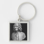 Bust van Voltaire Sleutelhanger (Voorkant)
