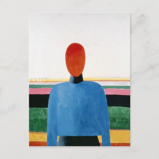 Bust van Vrouw Briefkaart (Voorkant)