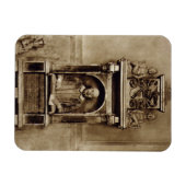 Bust van William Shakespeare (1564-1616) en inscri Magneet (Horizontaal)