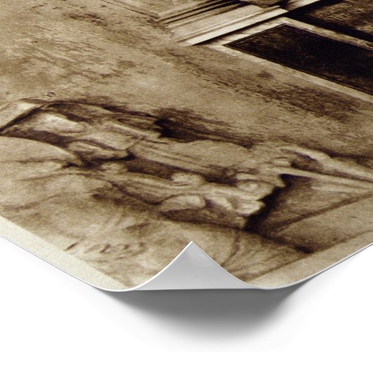 Bust van William Shakespeare (1564-1616) en inscri Poster (Hoek)