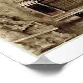 Bust van William Shakespeare (1564-1616) en inscri Poster (Hoek)