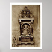 Bust van William Shakespeare (1564-1616) en inscri Poster (Voorkant)