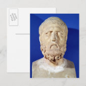 Bust van Zeno of Citium Briefkaart (Voorkant / Achterkant)