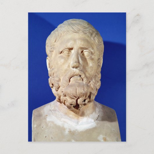 Bust van Zeno of Citium Briefkaart (Voorkant)