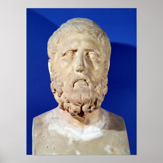 Bust van Zeno of Citium Poster (Voorkant)