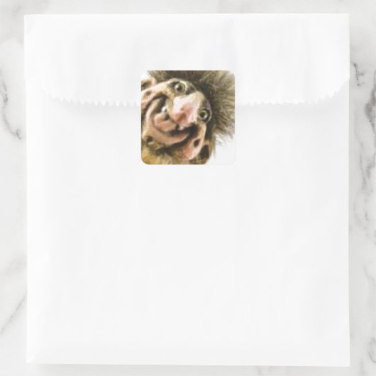 Busta Troll Vierkante Sticker (Tas)