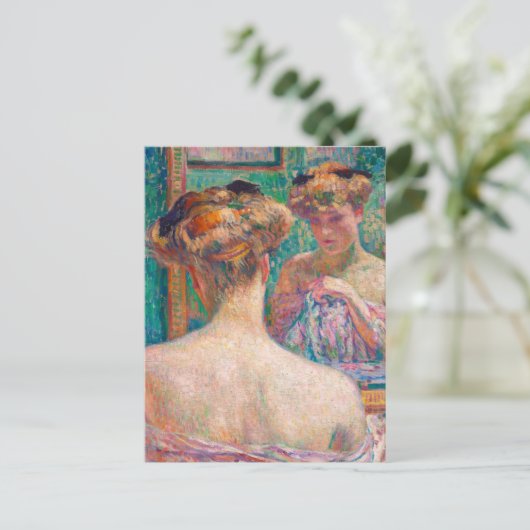 Buste de Nu | Theo van Rysselberghe Briefkaart (Staand voorkant)