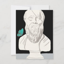 Buste van een Grieks filosoof Poster Briefkaart