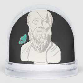 Buste van een Grieks filosoof Poster Sneeuwbol