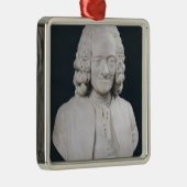 Buste van Francois Marie Arouet de Voltaire 1778 Metalen Ornament (Rechts)