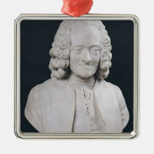 Buste van Francois Marie Arouet de Voltaire 1778 Metalen Ornament