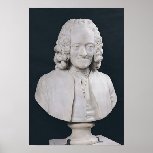 Buste van Francois Marie Arouet de Voltaire 1778 Poster (Voorkant)